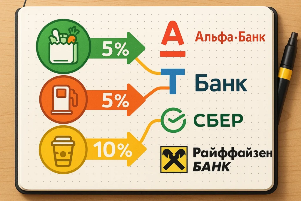 таблица кешбеков банков